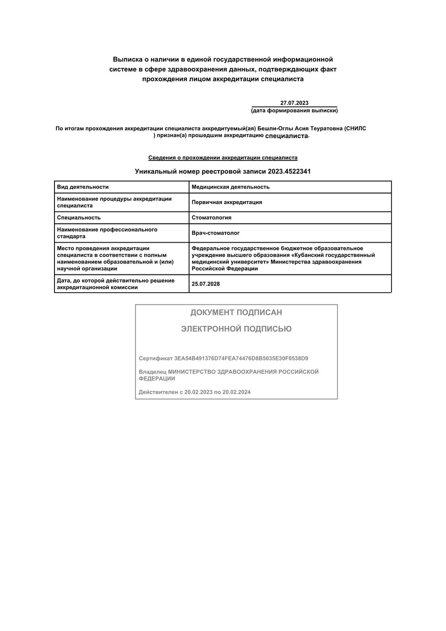 Сертификат